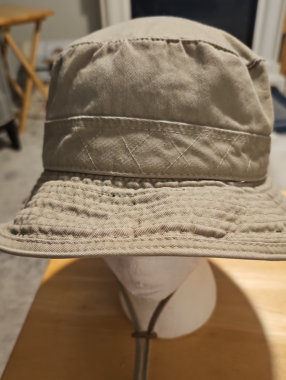 DPC Dorfman Pacific Bucket Safari Hat Mens Size M Tan Khaki Cotton Sun Hiking